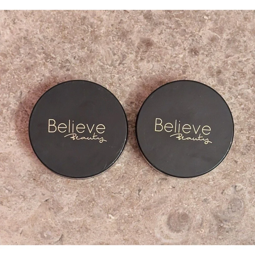 Lot Of 2 Believe Beauty Matte Blur Loose Powder Light Medium 0.14 oz New 2 Pack